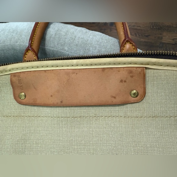 Louis Vuitton Monogram Alize 24 Heures Vintage Travel Bag Carry-On 1991 France - Picture 13 of 15